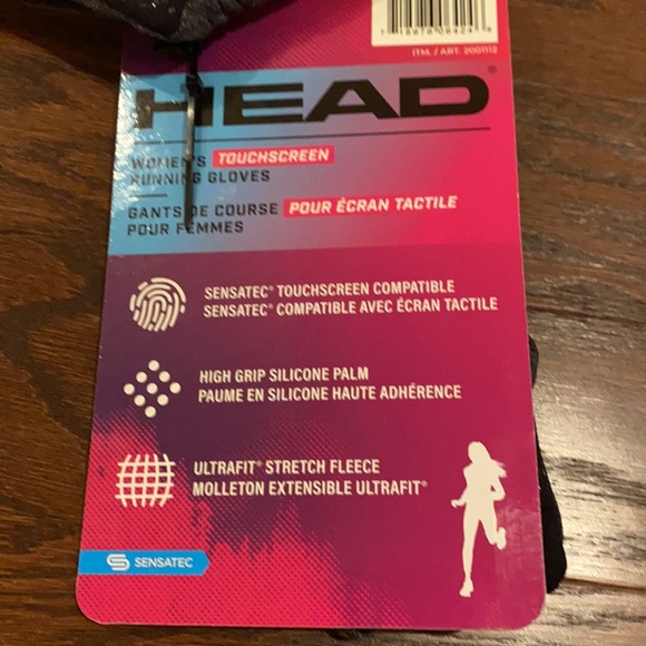 Head Women’s Touchscreen Running Gloves NWT - Picture 3 of 4